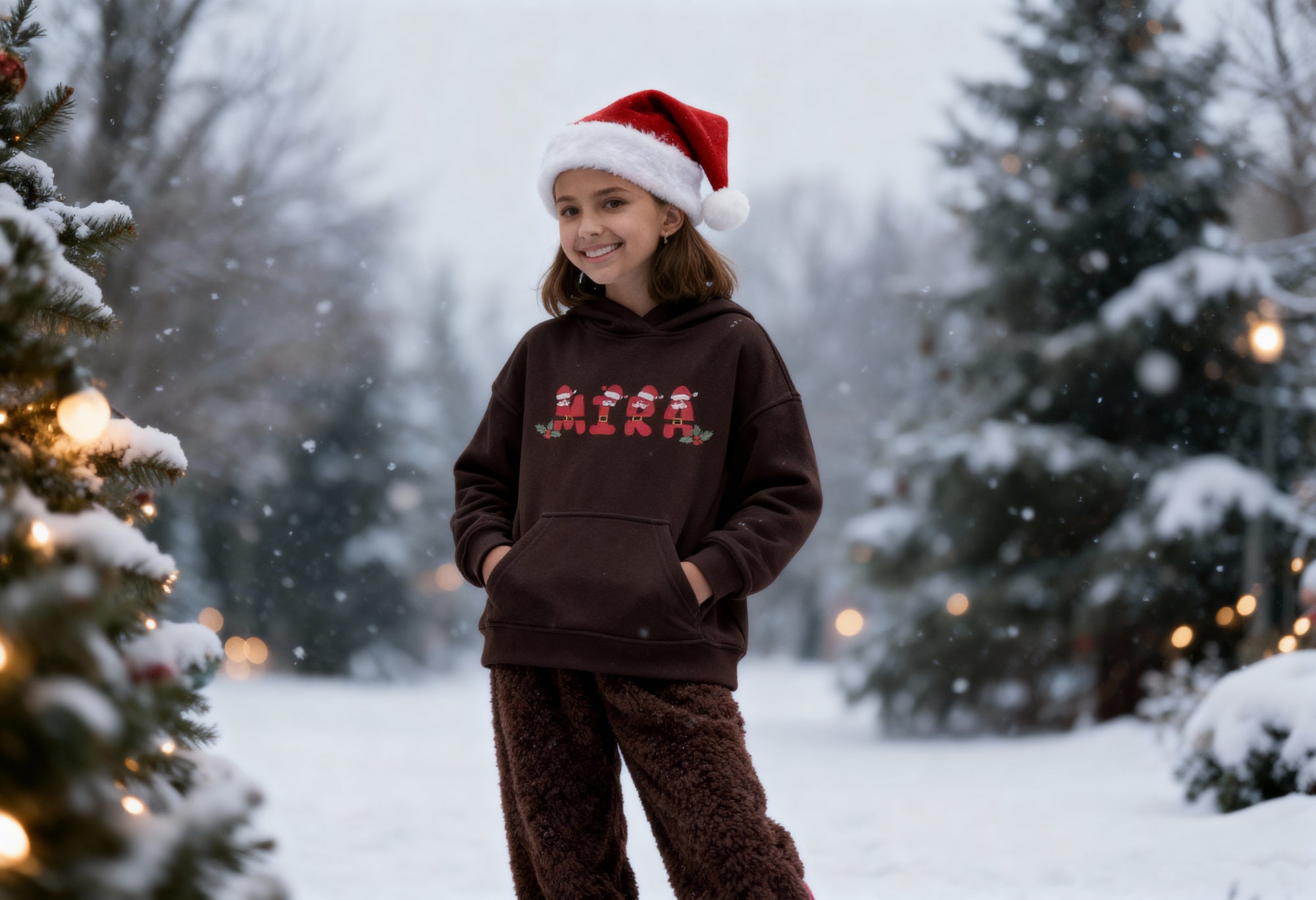 Yılbaşı Hoodie Santa