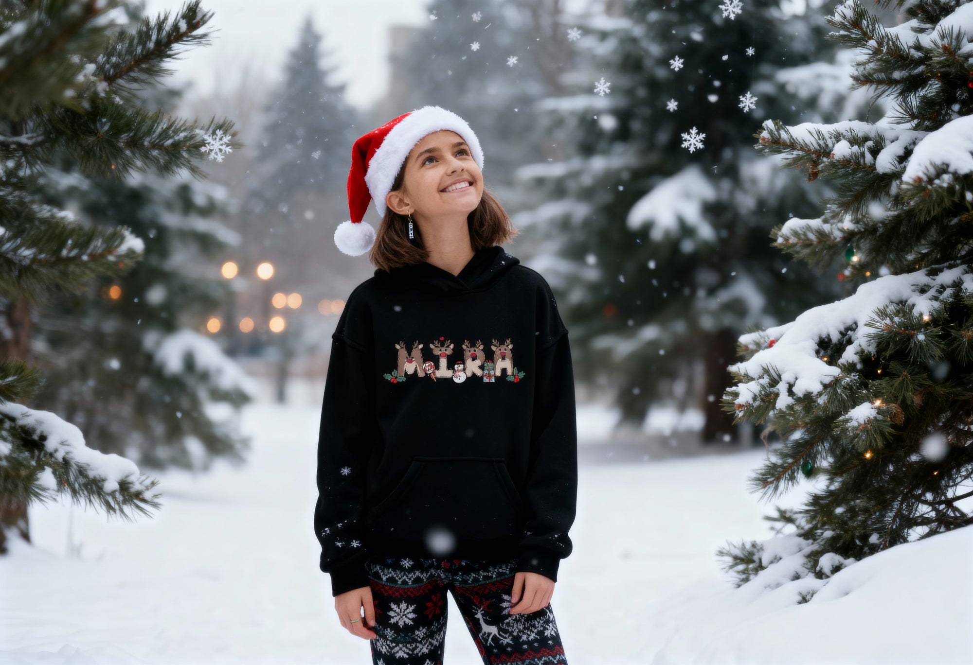 Yılbaşı Hoodie Reindeer