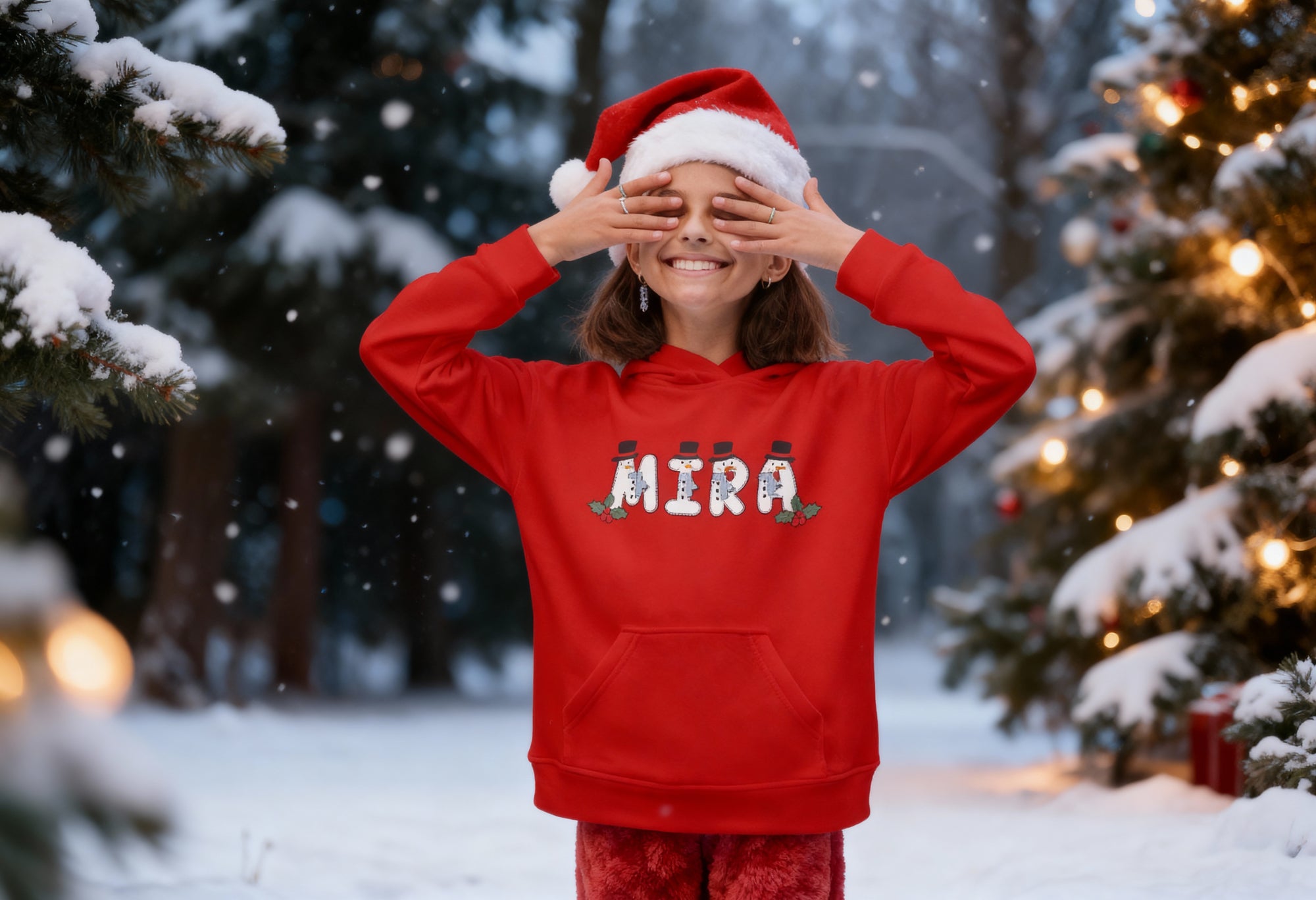 Yılbaşı Hoodie Snowman