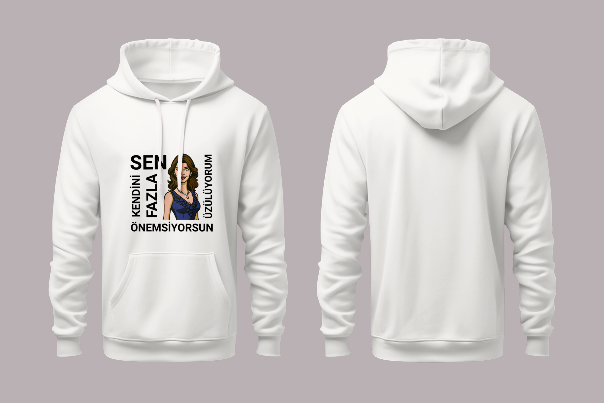 ÜZÜLÜYORUM Hoodie